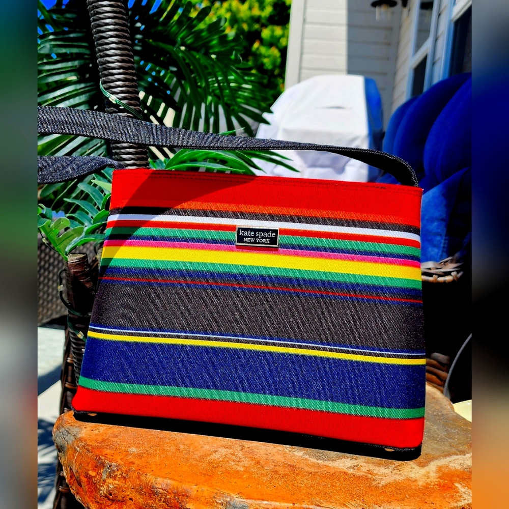 Kate Spade Multicolor Striped Bag